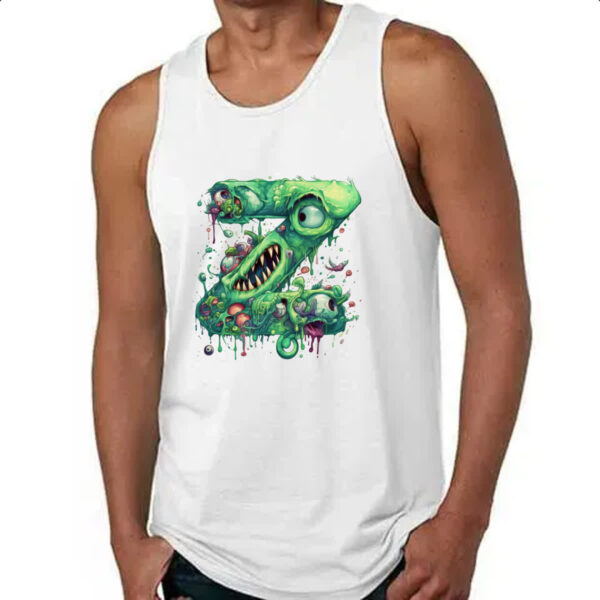 Camiseta Regata Zumbi Alfabeto Letra Z - Imagem 4