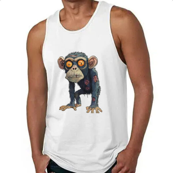 Camiseta Regata Zumbi Chimpanze - Imagem 4