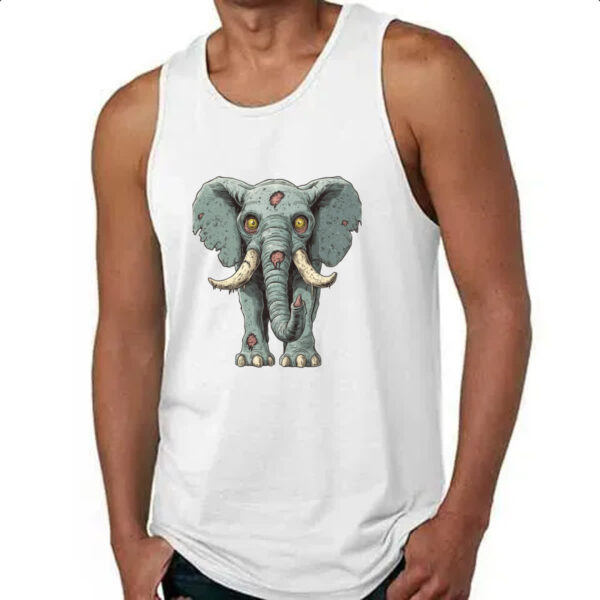 Camiseta Regata Zumbi Elefante - Imagem 4