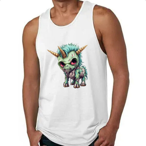 Camiseta Regata Zumbi Unicornio - Imagem 4