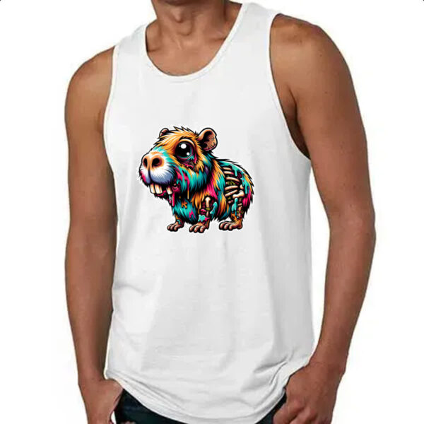 Camiseta Regata Zumbi capivara - Imagem 4