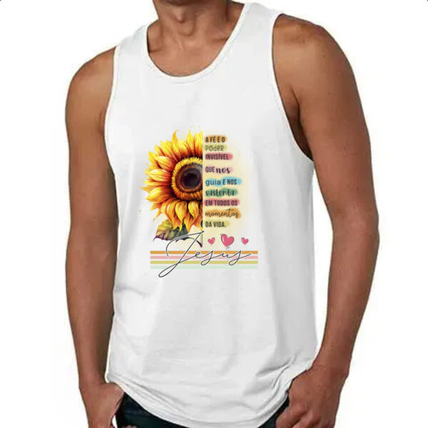 Camiseta Regata Fe poder invisivel - Imagem 4