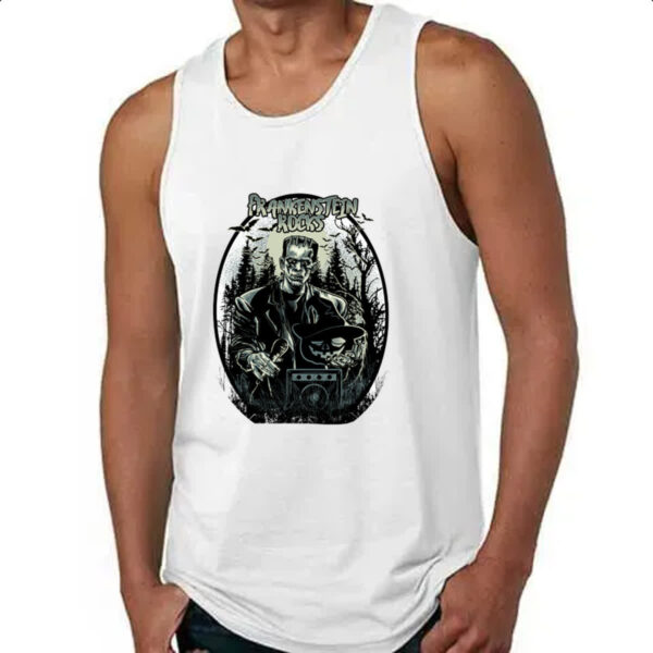 Camiseta Regata Frankenstein Rocks - Imagem 4