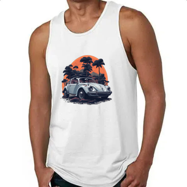 Camiseta Regata Fusca Branco Sunset - Imagem 4