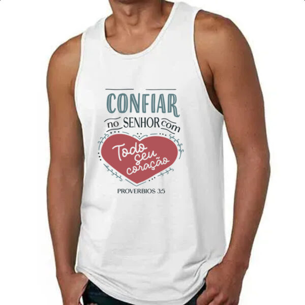 Camiseta Regata Gospel Proverbios 3.6 - Imagem 4