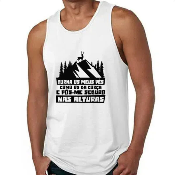 Camiseta Regata Gospel Salmos 18.33.34 - Imagem 4