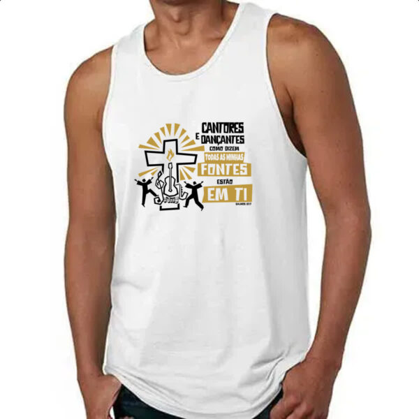 Camiseta Regata Gospel Salmos 87.7 - Imagem 4