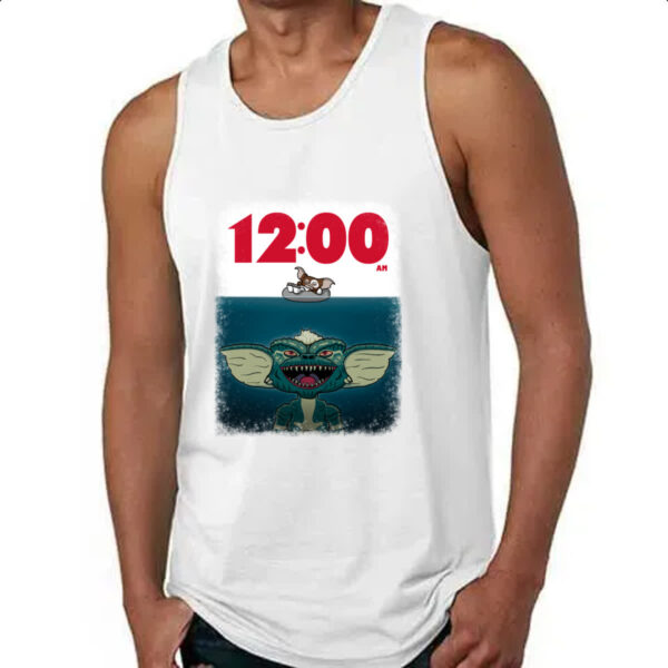 Camiseta Regata Gremlins parodia tubarao - Imagem 4