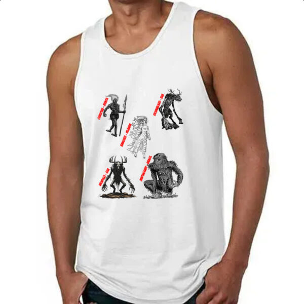 Camiseta Regata Gritos na floresta lendas - Imagem 4