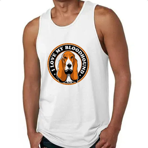 Camiseta Regata I love my Bloodhound - Imagem 4