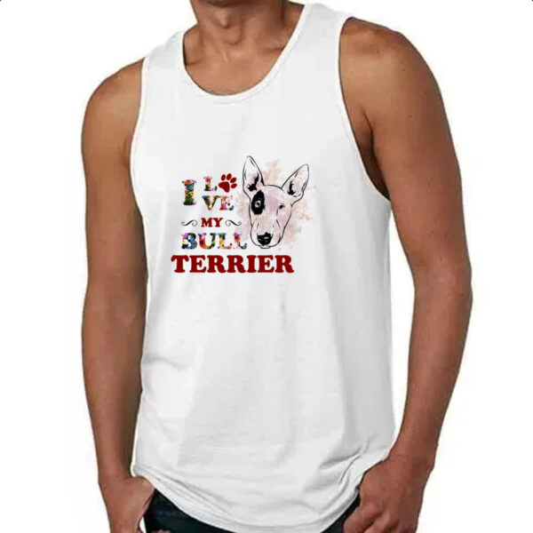 Camiseta Regata I love my Bull Terrier - Imagem 4