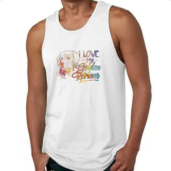Camiseta Regata I love my Golden Retriever - Imagem 4