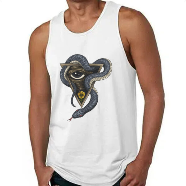 Camiseta Regata Illuminati olho e serpente - Imagem 4