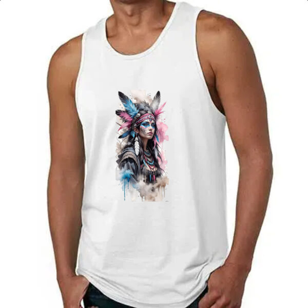 Camiseta Regata India americana splash art - Imagem 4