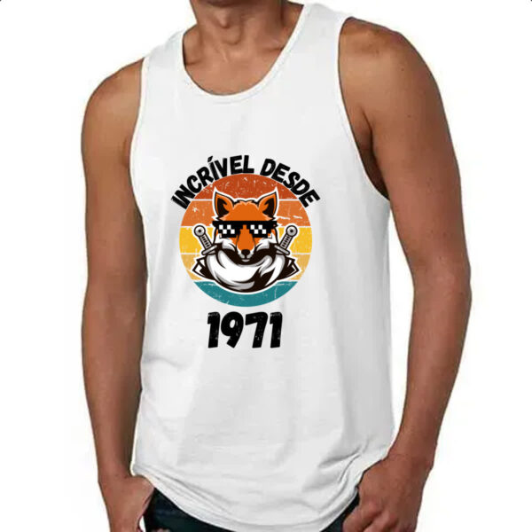 Camiseta Regata Incrivel desde 1971 - Imagem 4