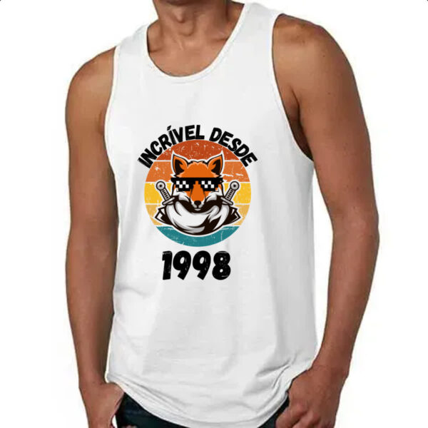 Camiseta Regata Incrivel desde 1998 - Imagem 4