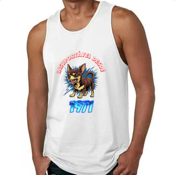 Camiseta Regata Insuportavel desde 1971 - Imagem 4