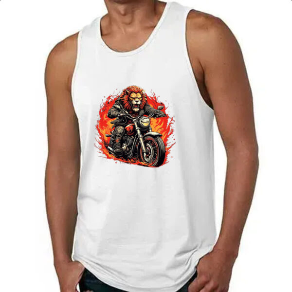 Camiseta Regata Leao Motoqueiro Radical - Imagem 4