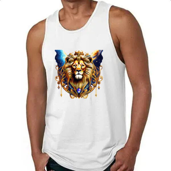 Camiseta Regata Leao de juda coroado no universo - Imagem 4