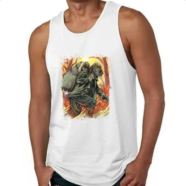 Camiseta Regata Lenda Urbana Homem do Saco - Imagem 4