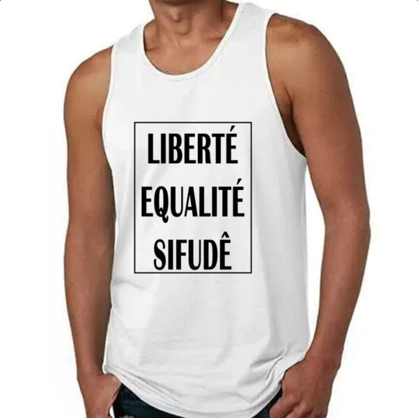 Camiseta Regata Liberte Qualite Sifude - Imagem 4