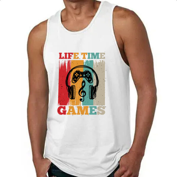 Camiseta Regata Life Time Games - Imagem 4