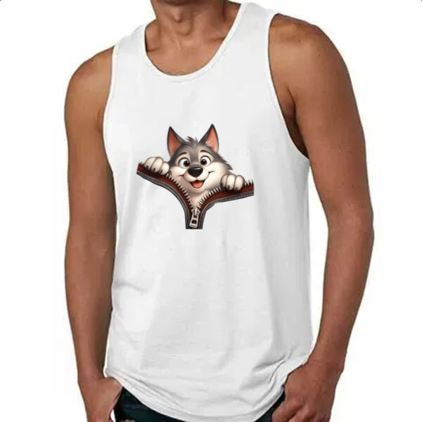 Camiseta Regata Lobo no ziper - Imagem 4