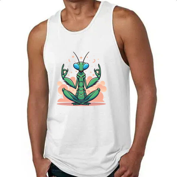 Camiseta Regata Louva Deus Meditando - Imagem 4