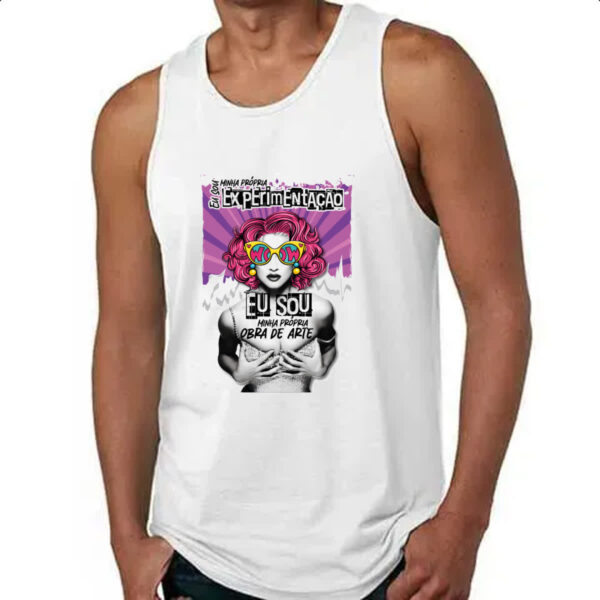 Camiseta Regata Mulher obra de arte - Imagem 4