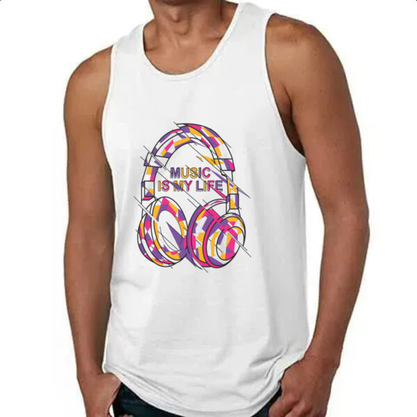 Camiseta Regata Music is my life - Imagem 4