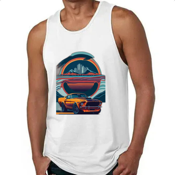 Camiseta Regata Mustang Cobra Shelby Colorful Shades - Imagem 4