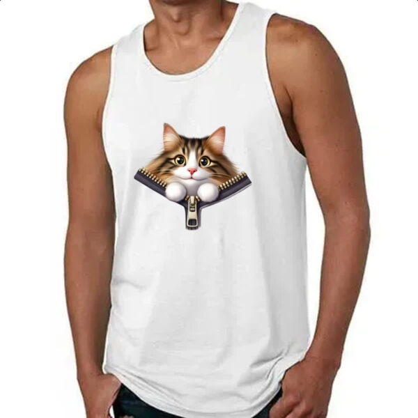 Camiseta Regata Maine Coon no ziper - Imagem 4