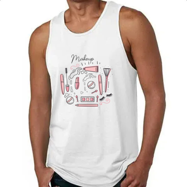Camiseta Regata Makeup pinceis e bases - Imagem 4