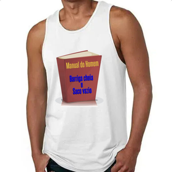 Camiseta Regata Manual do homem - Imagem 4