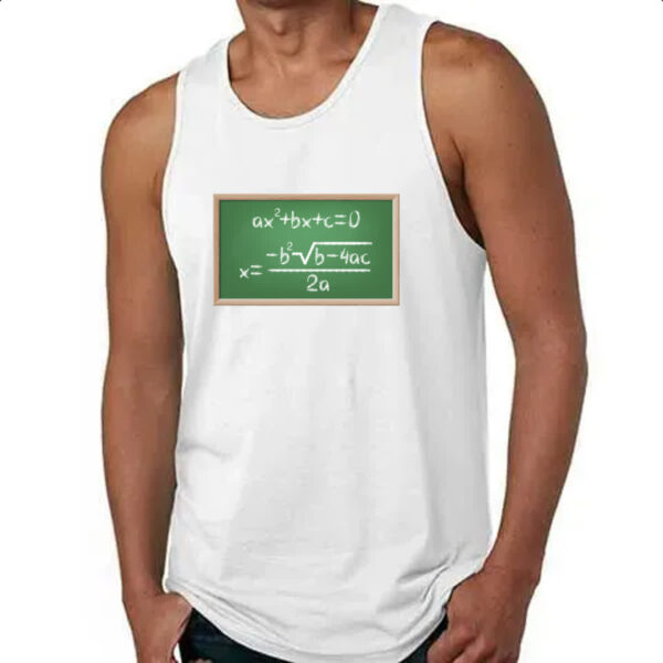 Camiseta Regata Matematica equacao segundo grau - Imagem 4