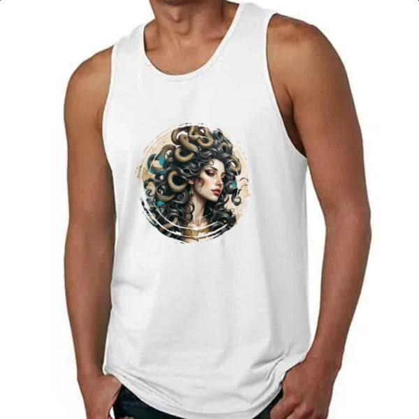 Camiseta Regata Medusa beleza perigosa - Imagem 4