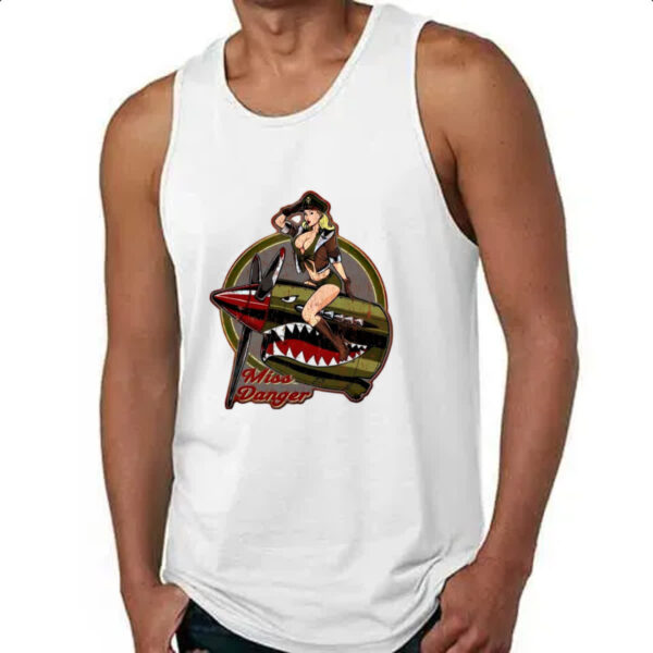 Camiseta Regata Miss Danger Vintage - Imagem 4
