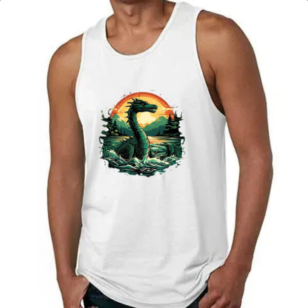 Camiseta Regata Monstro do Lago Ness Sunset Art - Imagem 4