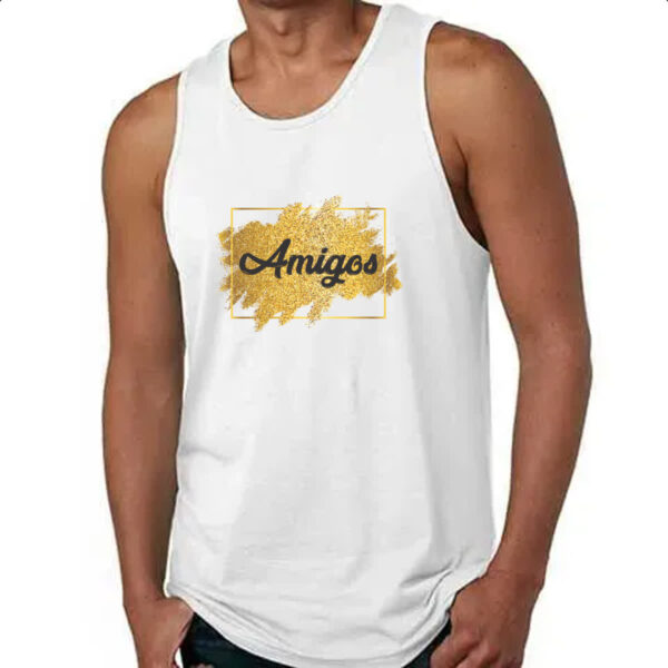 Camiseta Regata Ano novo amigos - Imagem 4