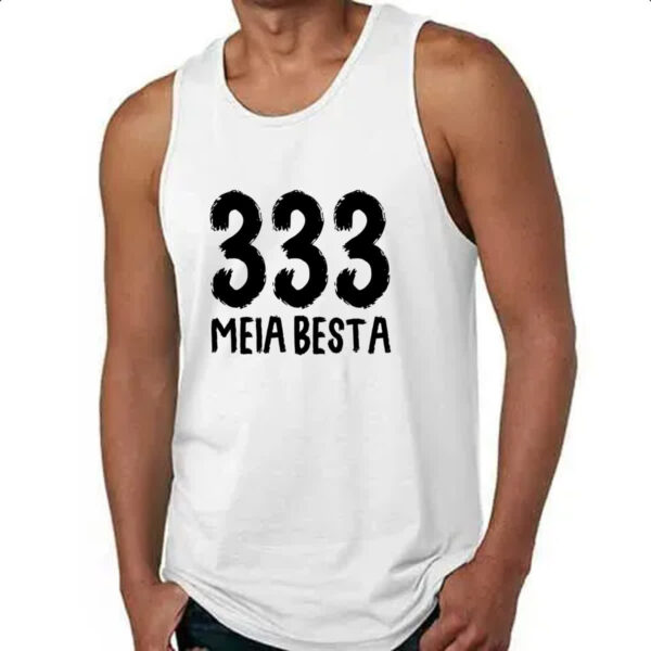 Camiseta Regata 333 Meia Besta - Imagem 4