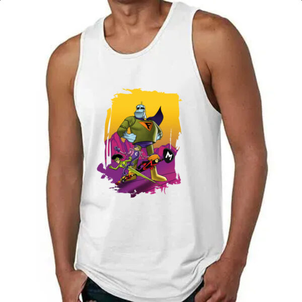 Camiseta Regata Nostalgia Frankstein Jr e os Impossiveis - Imagem 4