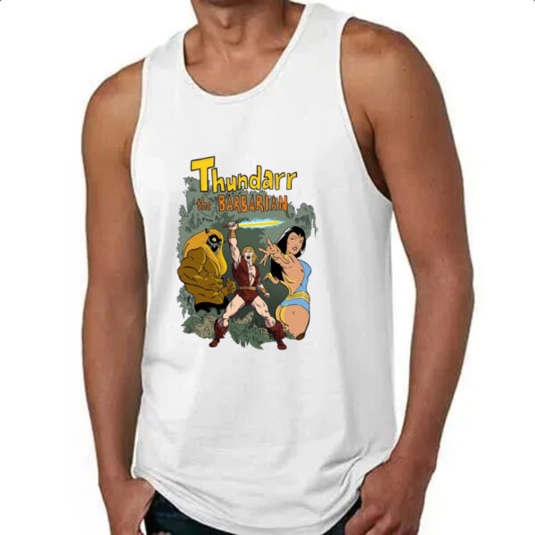 Camiseta Regata Nostalgia Thundarr o barbaro - Imagem 4