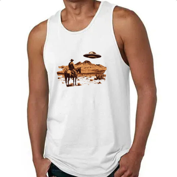 Camiseta Regata UFO e Cowboy - Imagem 4