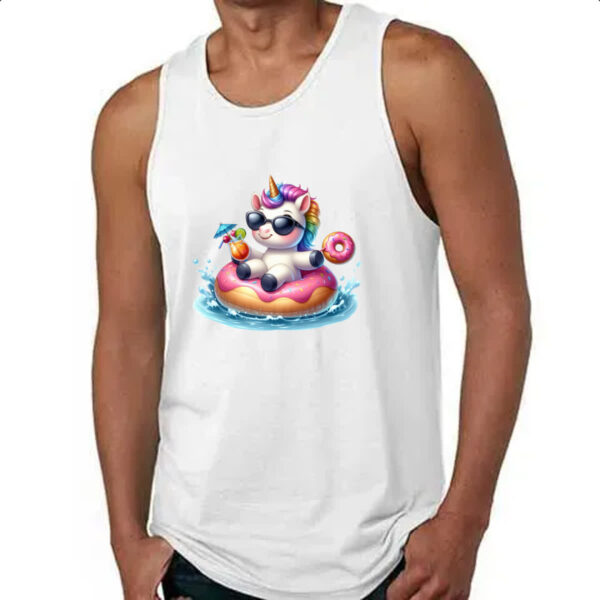 Camiseta Regata Unicornio na boia - Imagem 4