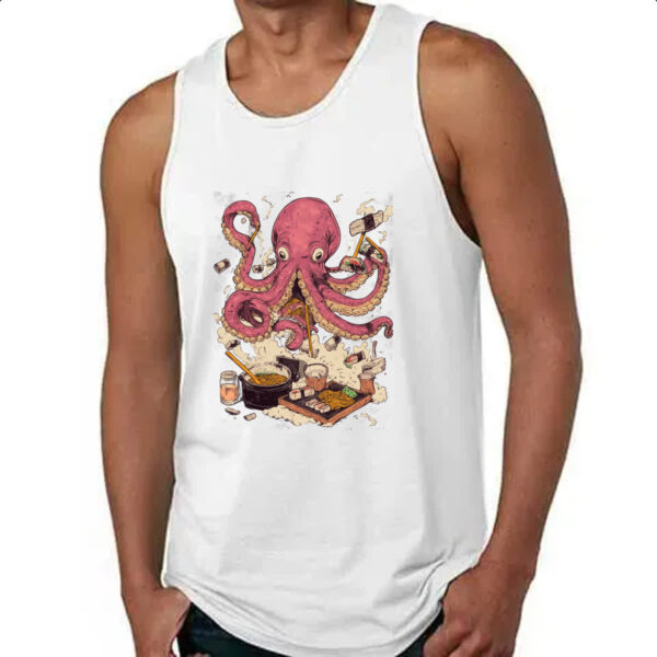 Camiseta Regata Octopus cozinheiro - Imagem 4