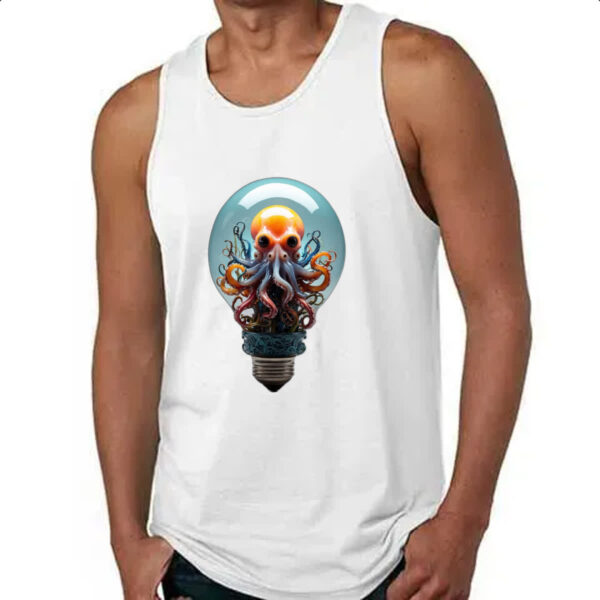 Camiseta Regata Octopus na lampada - Imagem 4