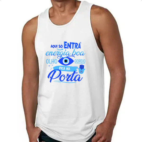 Camiseta Regata Olho Grego gordo na porta - Imagem 4
