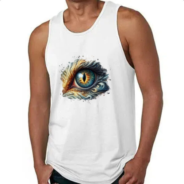 Camiseta Regata Olho de dragao watercolor - Imagem 4