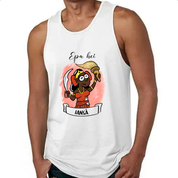 Camiseta Regata Orixas Cartoon Iansa Epa Hei - Imagem 4