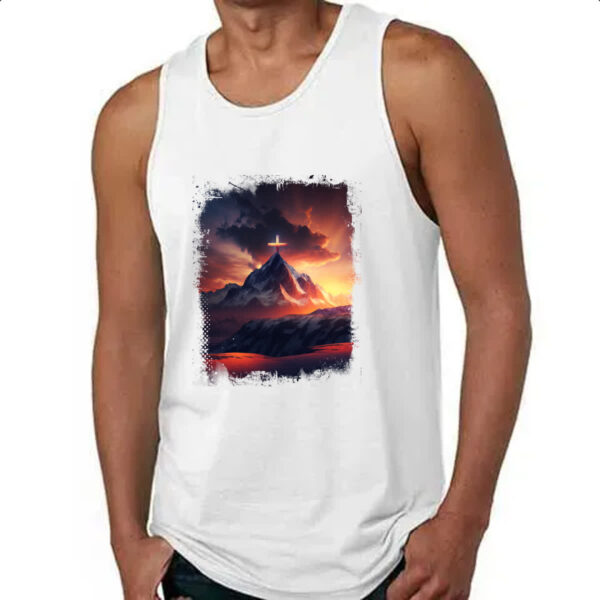Camiseta Regata A fe move montanhas 2 - Imagem 4